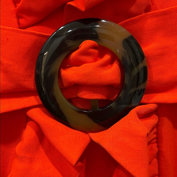 Milly Elegant Red Ruffle Dress - see notes! - Picture 3 of 7